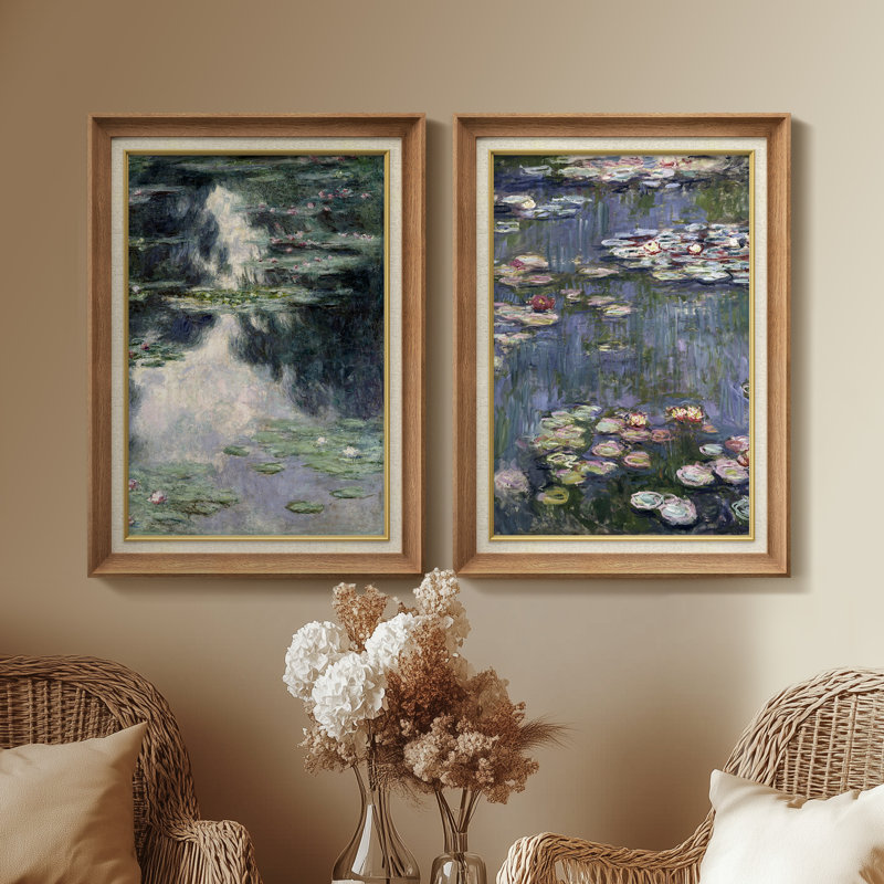 Ensemble de 2 œuvres d'art encadrées de qualité supérieure sur toile de qualité supérieure avec cadre de 26 po x 36 po, Noir