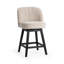 Tabouret de comptoir pivotant rembourré Della