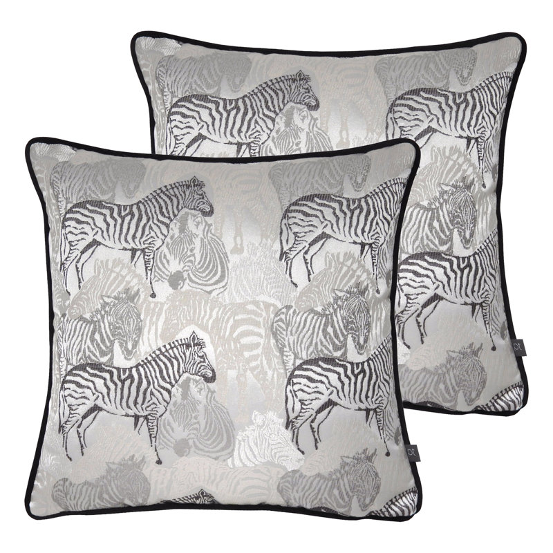 Abstract Square Cushion, Dusk