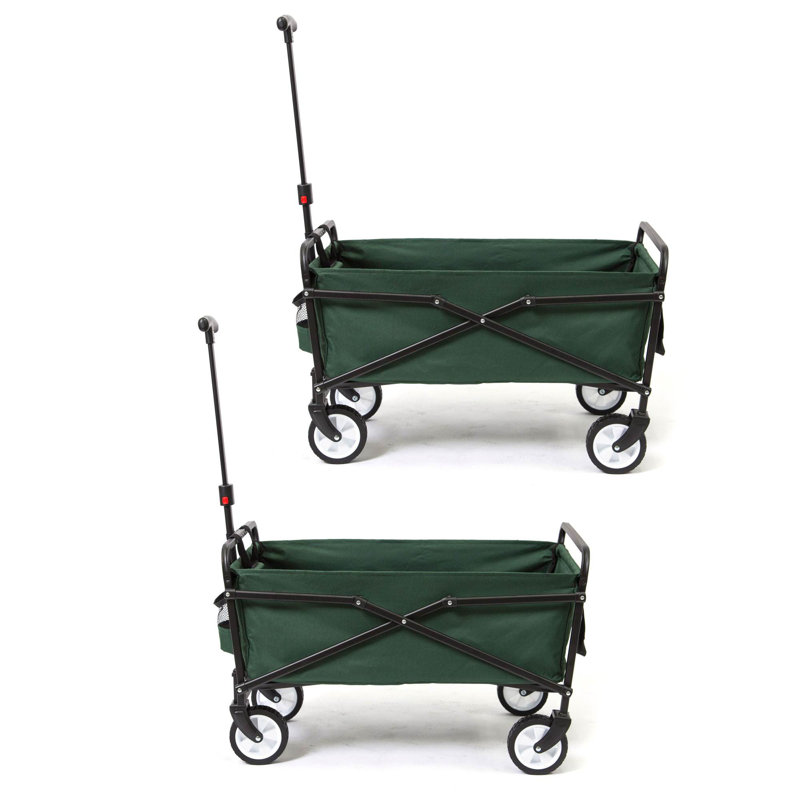 Chariot utilitaire pliable en acier Seina, H 18 po x l 17 po x P 29 po, Vert