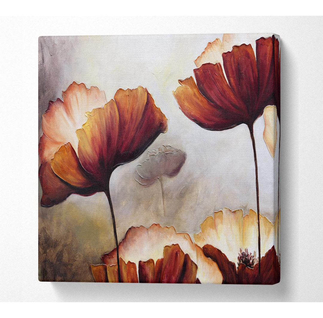 Chocolate Poppy Skies 2 - Kunstdrucke auf Leinwand