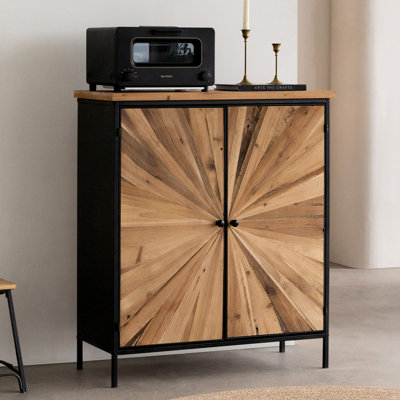 Solid Wood 2 - Door Rectangle Accent Cabinet