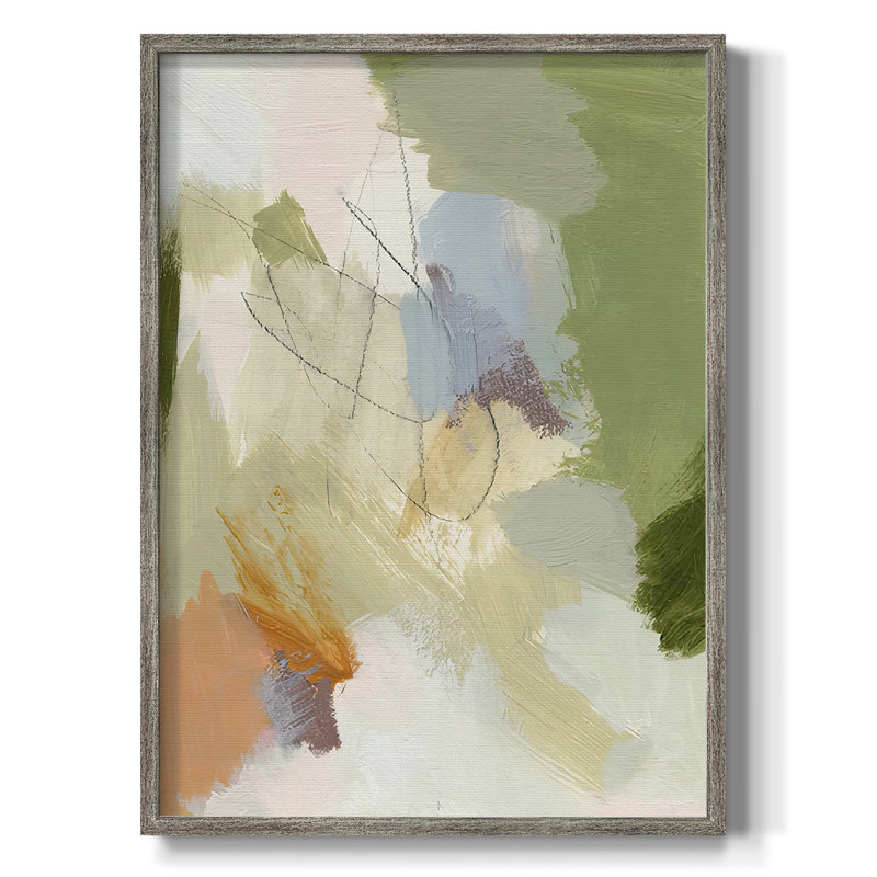 Verdure II, reproduction encadrée - bois massif, H 11 po x l 9 po