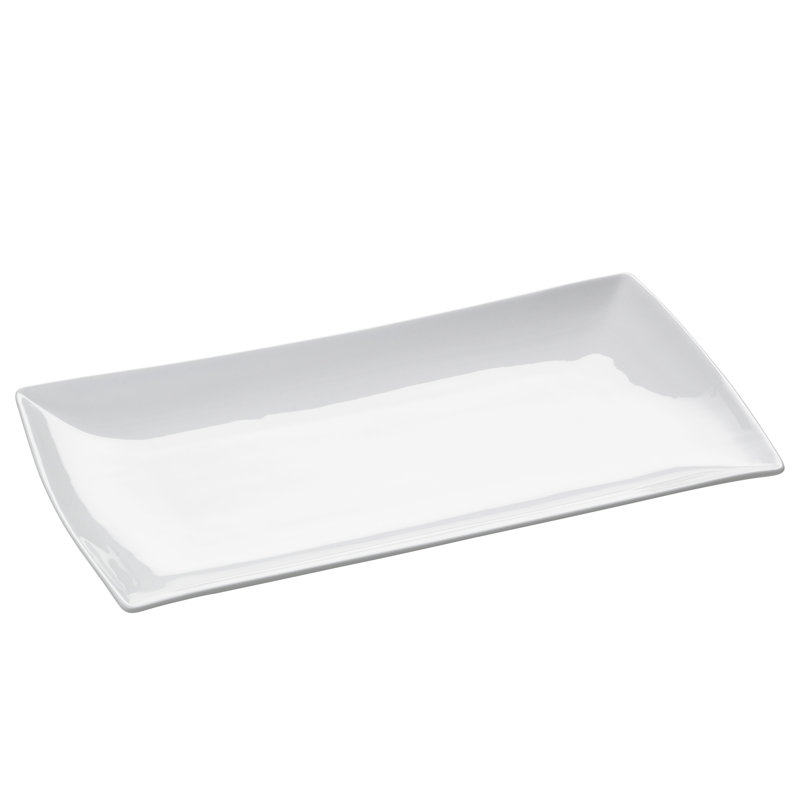 East Meets West Platter, 2.5 cm H x 30.5 cm W x 17 cm L