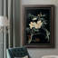Midnight Floral II - reproduction d'art sur toile-388264826
