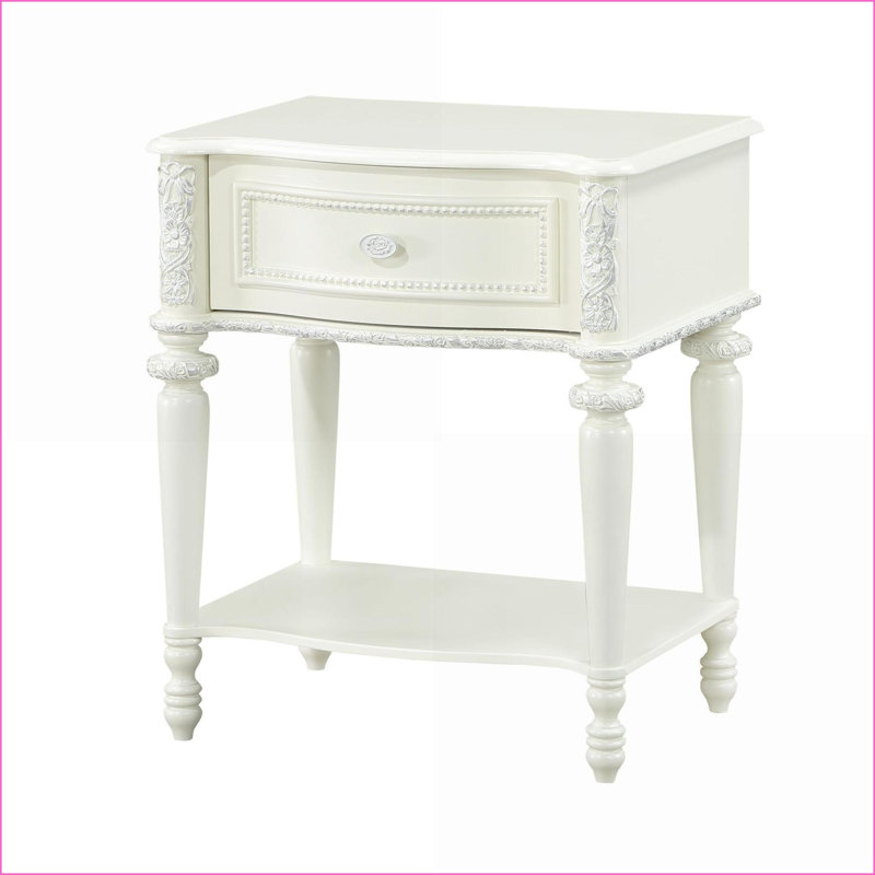Table de chevet 1 tiroir Ivory Floral