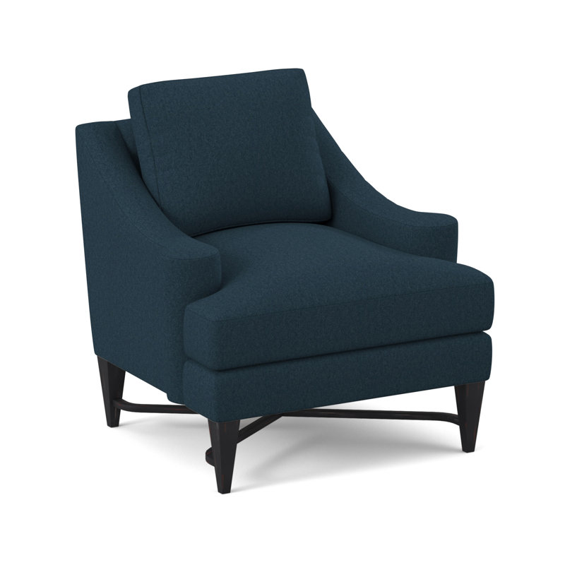 Foxtrot Upholstered Accent Chair, Vintage Ebony, Margaret Lagoon