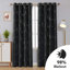 Seligman Wave Foil Printed Room Darkening Thermal Curtains-1667107129-1667107081