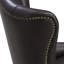 Fauteuil d'appoint en cuir Garrison - brun
