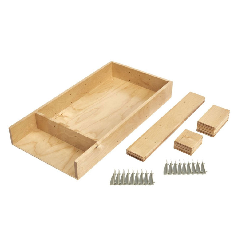 Rev-A-Shelf Customizable Drop-In Kitchen Cutlery Drawer Organizer Insert, 2.5" H X 9.88" W X 19.13" D
