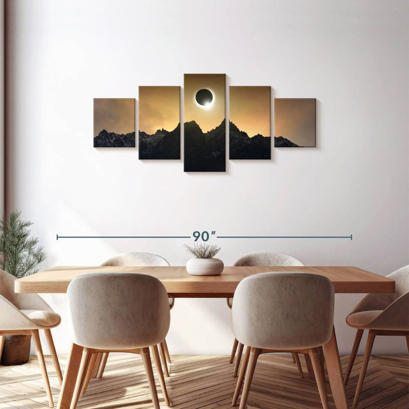 Spectacular Solar Eclipse, 30" H x 68" W