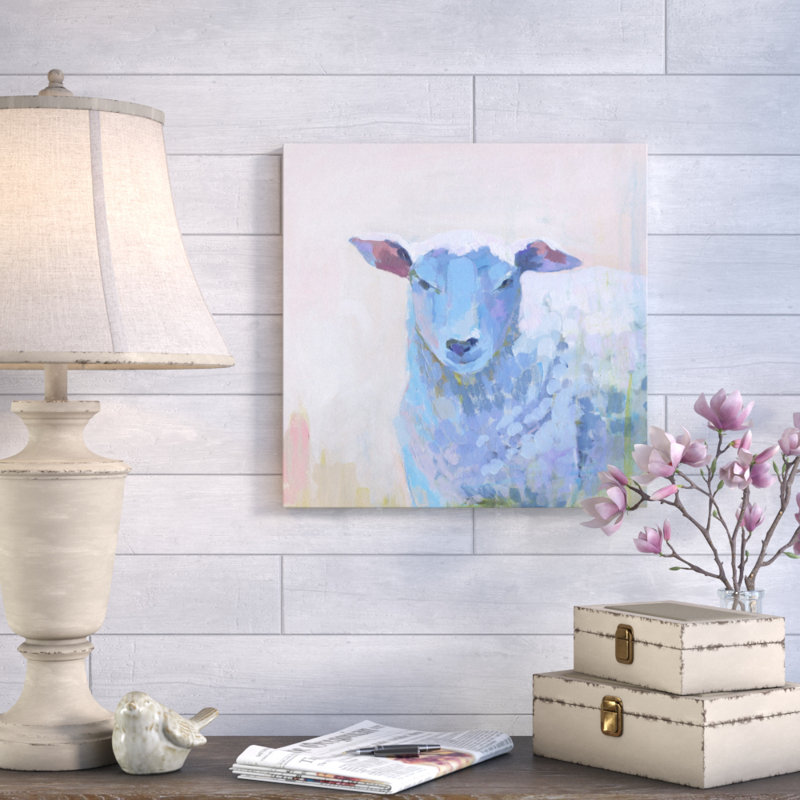 «La Oveja», reproduction sur toile tendue, H 24 po x l 24 po x P 1,5 po, Toile tendue