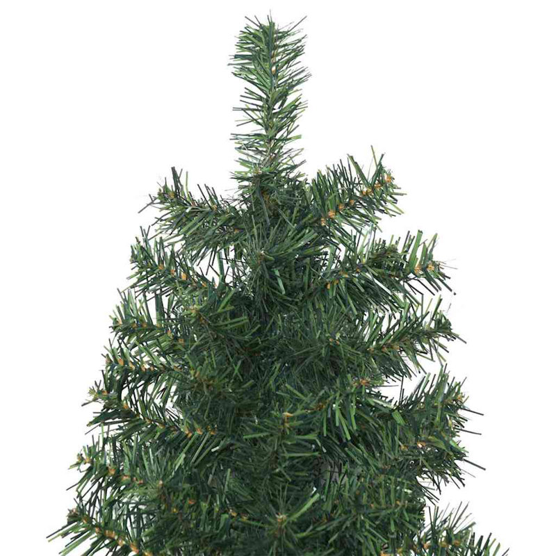 Artificial Christmas Tree with 300 LEDs with Stand, Black, 8.86' H