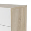 Commode double à huit tiroirs de l 55,12 po Gianna-1331761671