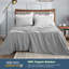 Ensemble de draps froids en rayonne de bambou, luxueusement doux et rafraîchissant, ensemble de draps blancs-87484301-87484300