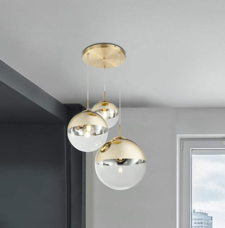 Saundra 3-Light Cluster Pendant
