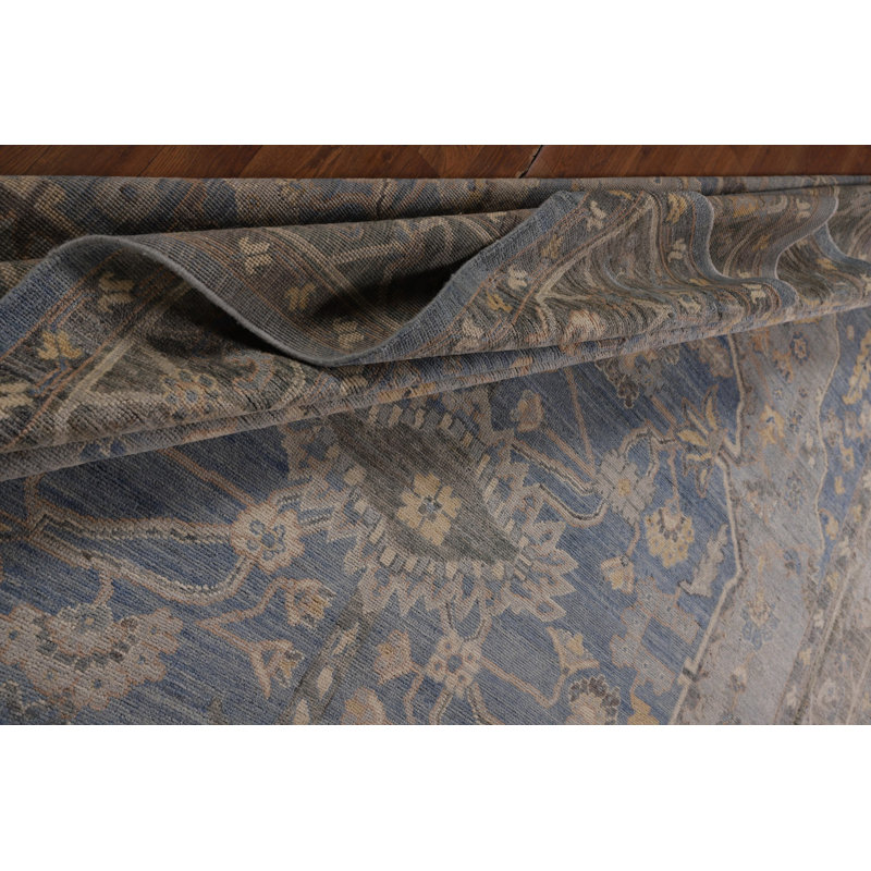 Vegetable Dye Oushak Turkish Area Rug
