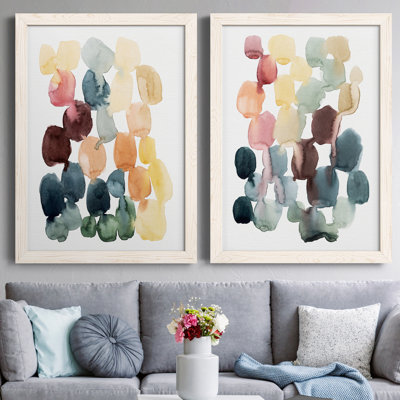 " Desert Stones I " 2 - Pieces Painting Print