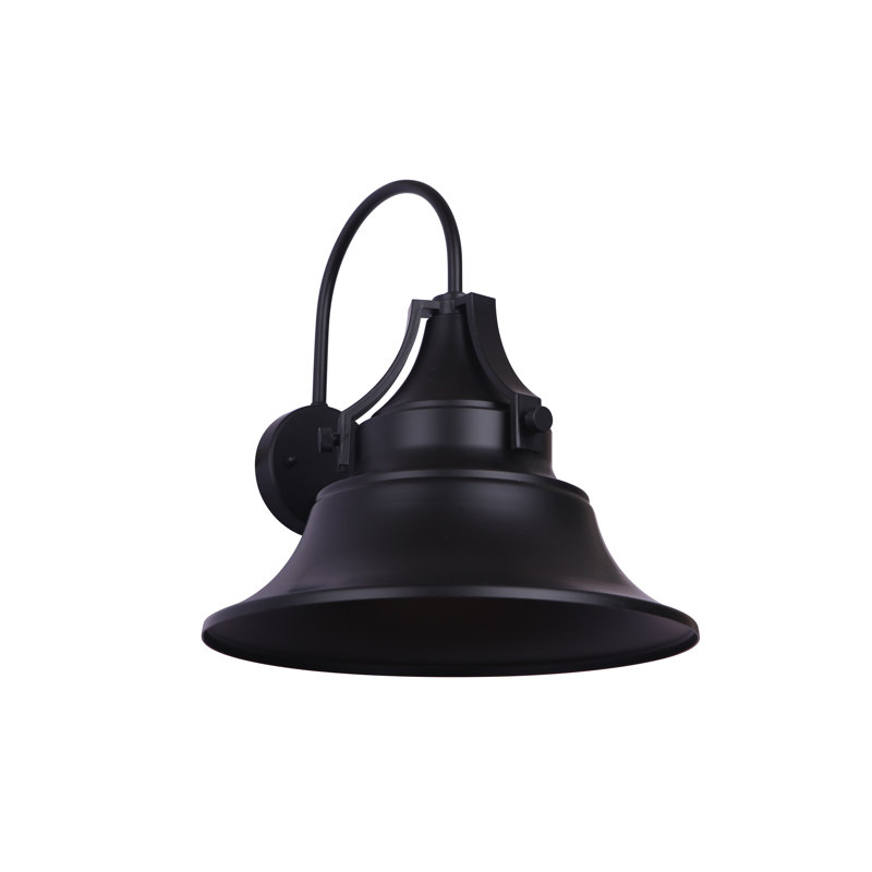 Luminaire de grange d'extérieur noir , 100, H 16,25 po x l 15 po x P 15 po