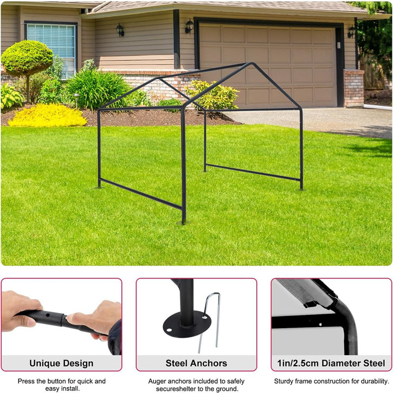 Abri pour chien 2,5 pi x 2,1 pi x 2,1 po pour petits chiens