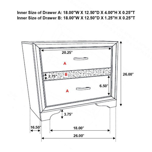 Dimensions du produit