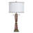 Art Glass Table Lamp - White Shade