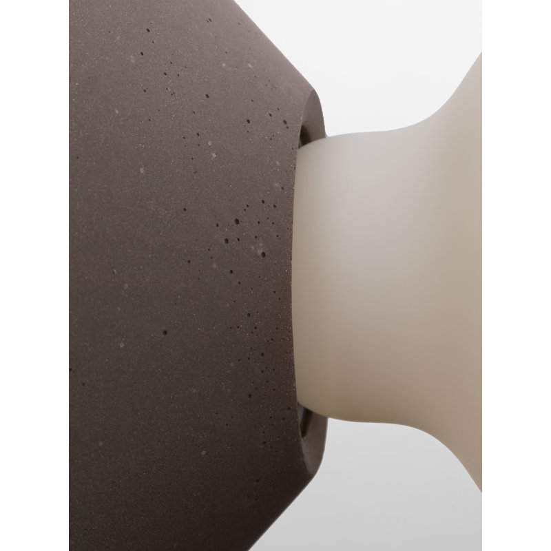 Hansigne Concrete Flush Mounted Sconce, Brown