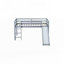 Lit simple mezzanine bas avec glissade-1464101376