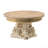 D9.5" x 5.5" Cake Stand, Wood Cake Plate with Magnesium Base