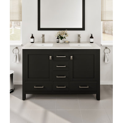 London 48" Double Bathroom Vanity