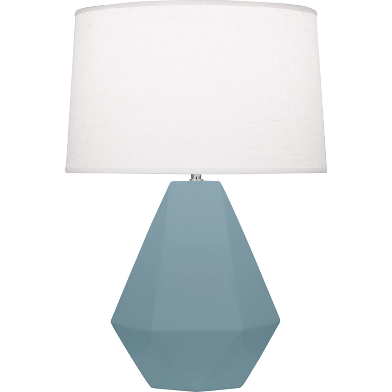 Delta Lamp, Aqua Blue