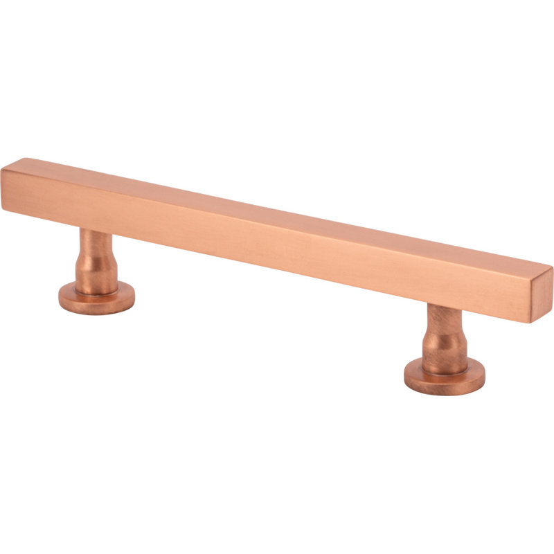 Dante Bar Pull, Polished Nickel, 3 3/4"
