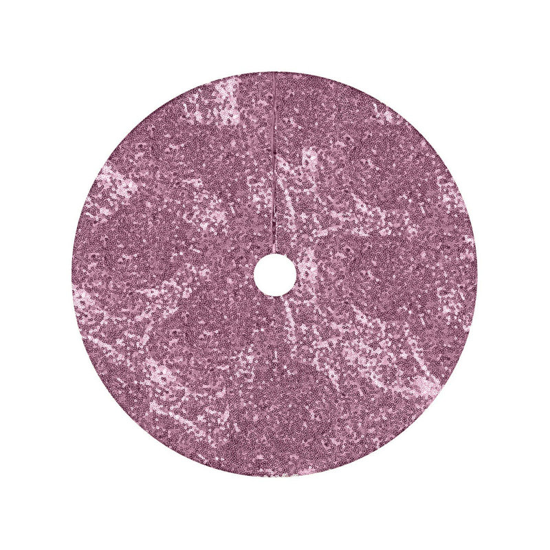 Jupe d'arbre de Noël Sequin, Pink