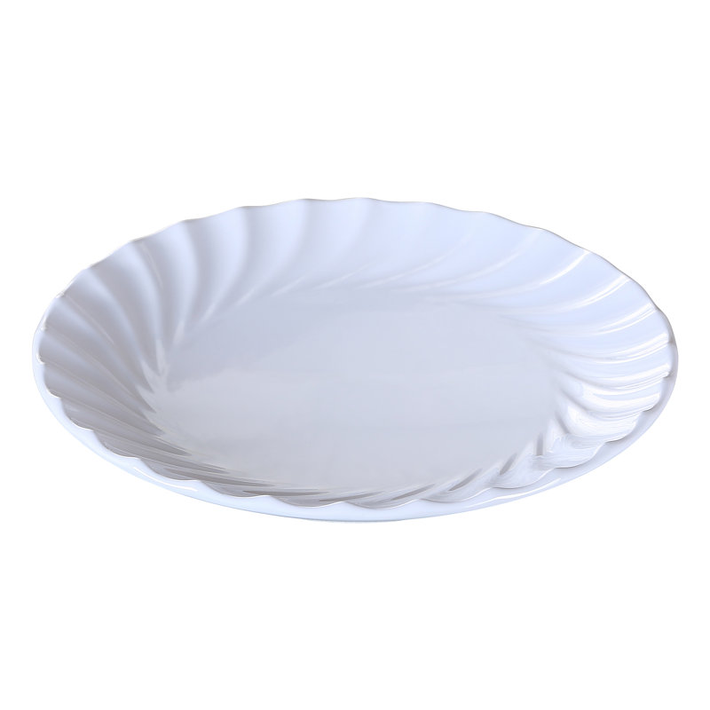 Plateau de table rond en mélamine de 15,5 po de diamètre