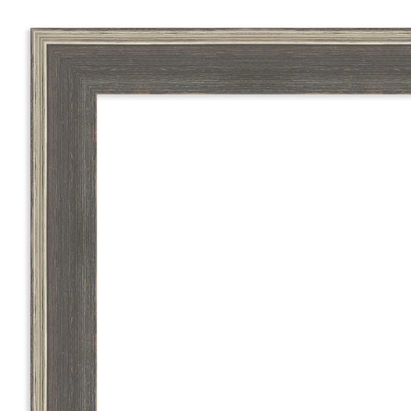 Tableau magnétique encadré gris argenté Cottage - Tableau magnétique, tableau d'organisation, H 21 po x l 21 po