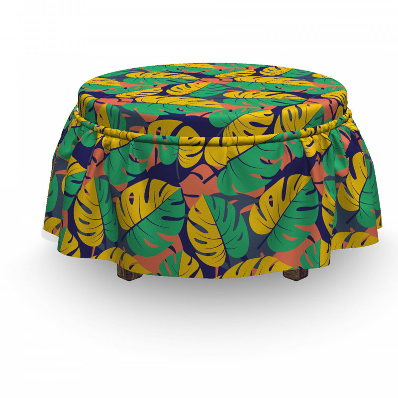 Box Cushion Ottoman Slipcover
