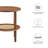 Modway Torus Round Side Table with Rattan Shelf-90623434