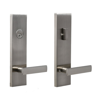 Levers With Deadbolt Reversible Entry Set