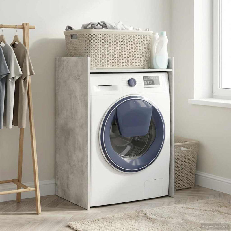 Freestanding Bathroom Cabinet, Concrete
