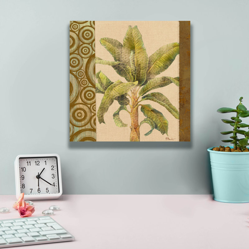 «Parlor Palm I» par Paul Brent, H 12 po x l 12 po x P 0,75 po
