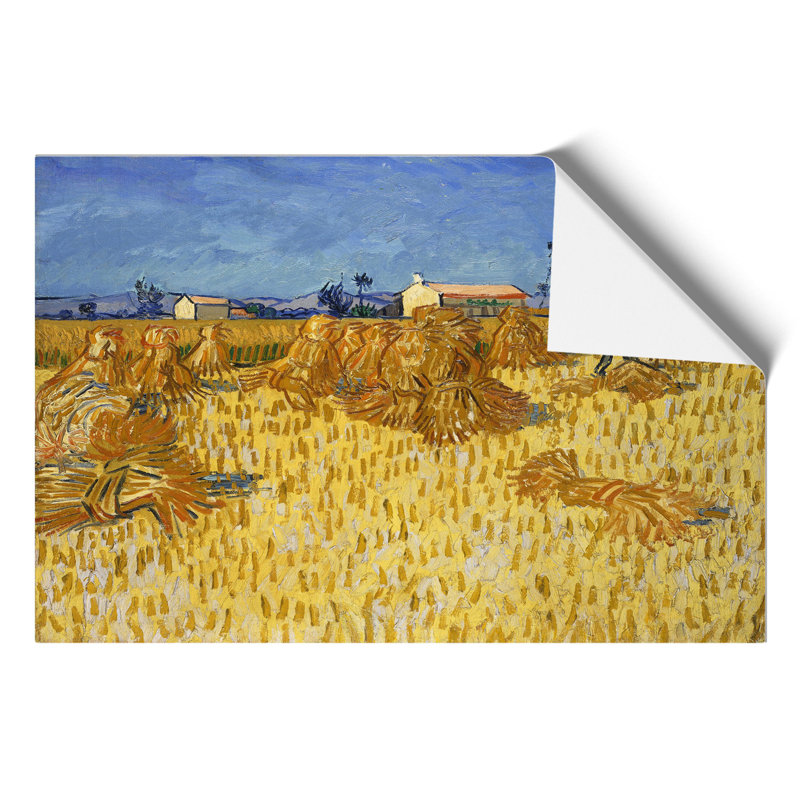 Corn Harvest in Province by Vincent van Gogh - Frameless Print, 21cm H x 30cm W x 0.1cm D