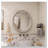 Ornate Round Wall Mirror