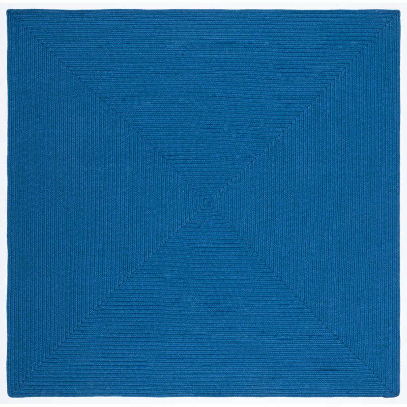 Tapis d'intérieur / extérieur tissé à la main tressé à la main, Carré 8 pi