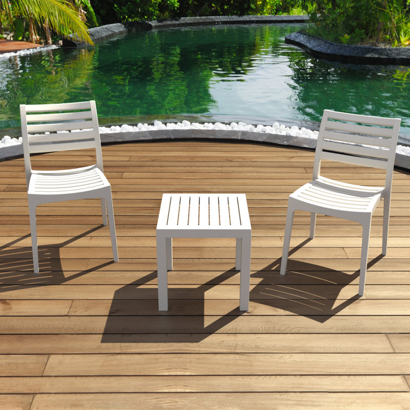 2 - Person Patio Conversation Set, White