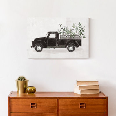 Camion fleur, reproduction sur toile