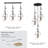 3-Light Linear Canopy - Black Finish-121780818