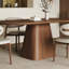 Table de salle à manger en bois massif de style rétro-108207320