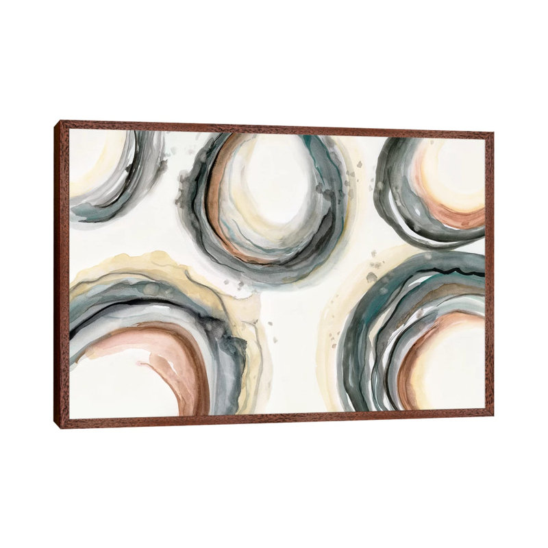 Elasticity by Nan - Painting on Canvas, Classic Brown Wood Framed, 101.6 cm H x 66.04 cm W