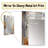 Transcendent Textures V - Abstract Collages Large Mirror, Yellow Unique Wall Mirror Decor, Printed Metal Art-1600270574