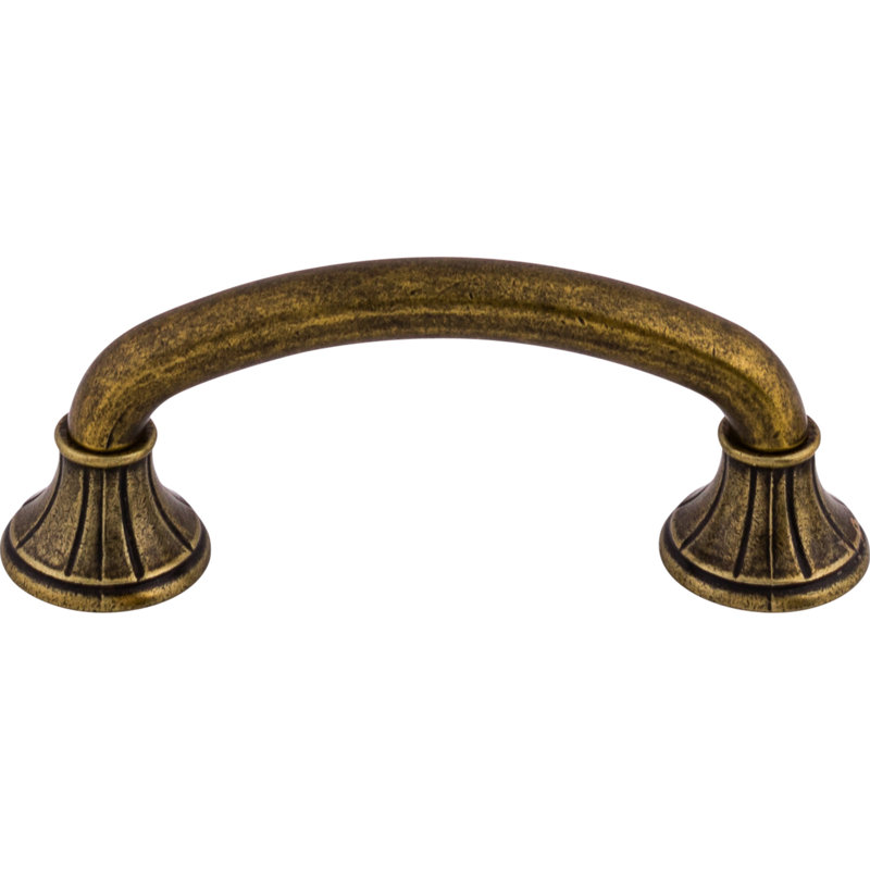 Lund Bar pull, German Bronze, 3" Center to Center
